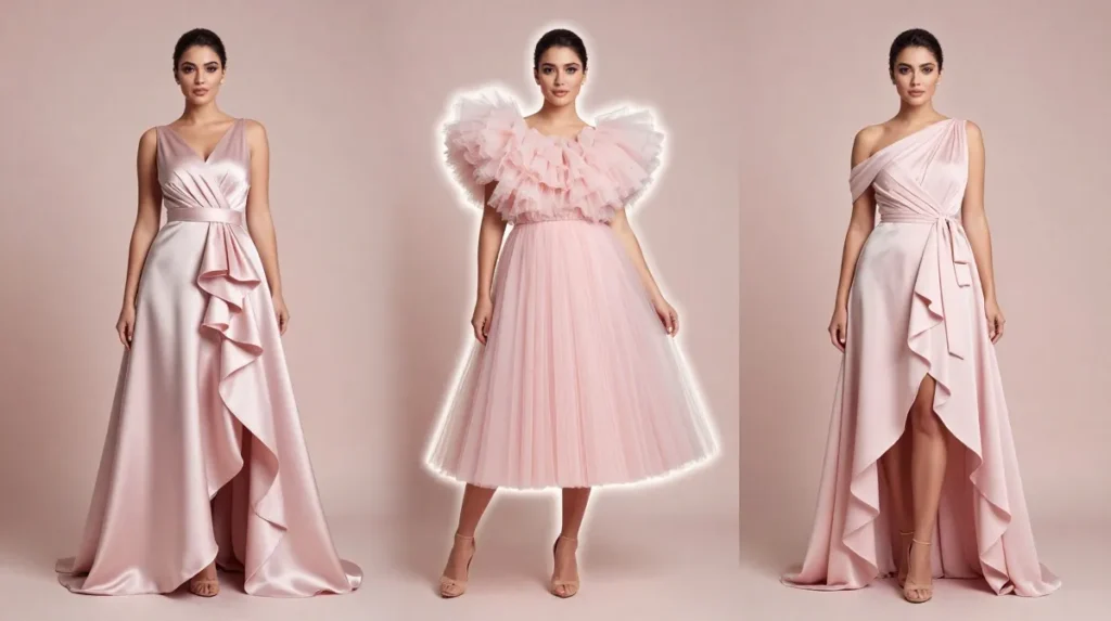 11 Plus Size Pink Wedding Guest Dresses