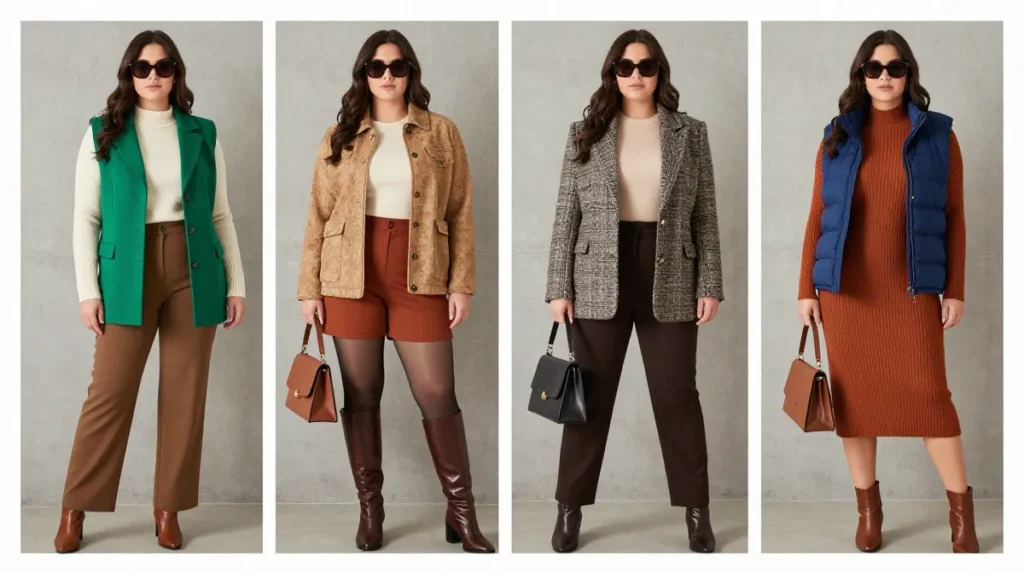 17 Plus Size Autumn Work Outfits